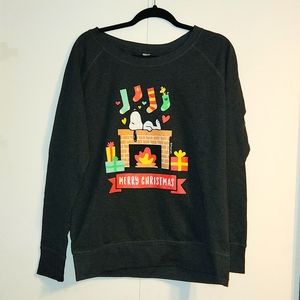 Peanuts long sleeve top featuring Snoopy size large